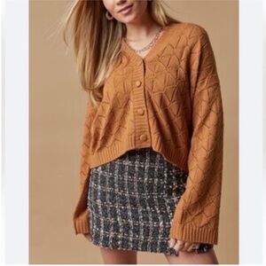 NWT Francesca’s Mi Ami Cardigan Sweater Size Large